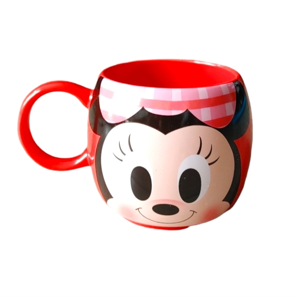 Disneyland Hong Kong Cute Minnie Mouse Porcelain Mug - Picture 1 of 9